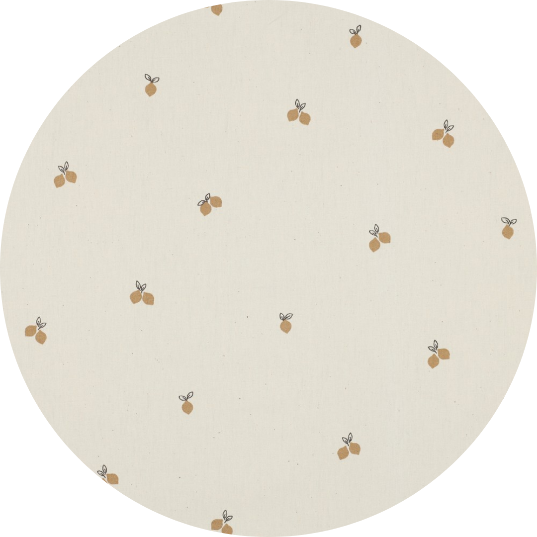 P'tit Basile Housse de Couette 75x120 ou 80x120 cm - 100% Coton Bio 57 Fils certifié sans substances nocives - Jaune Or - Idéal pour lit bébé 60x120