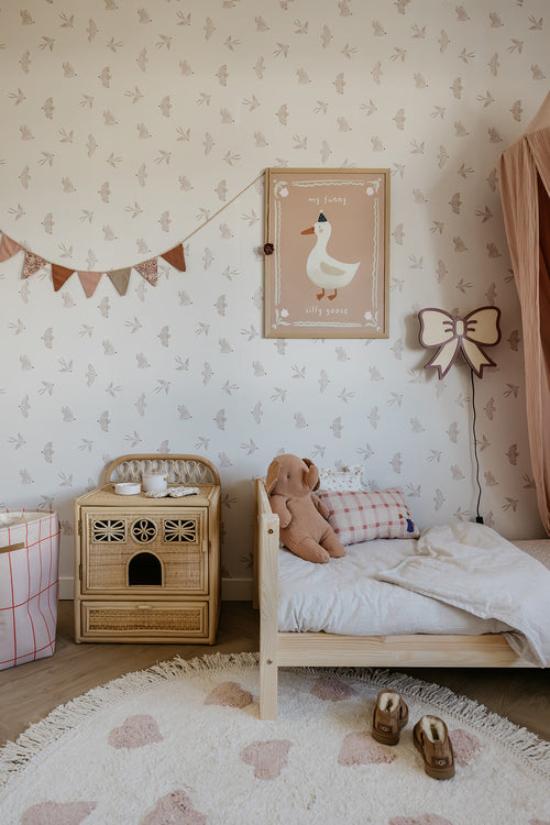 Dekbedovertrek Linnen - BEIGE STREEPJES