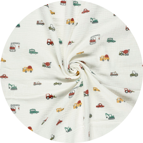 Dekbedovertrek Hydrofiel - VOERTUIGEN (PRE-ORDER)