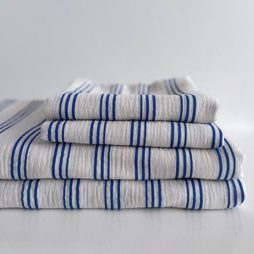 Hydrofiel doek - BLAUWE STREEPJES